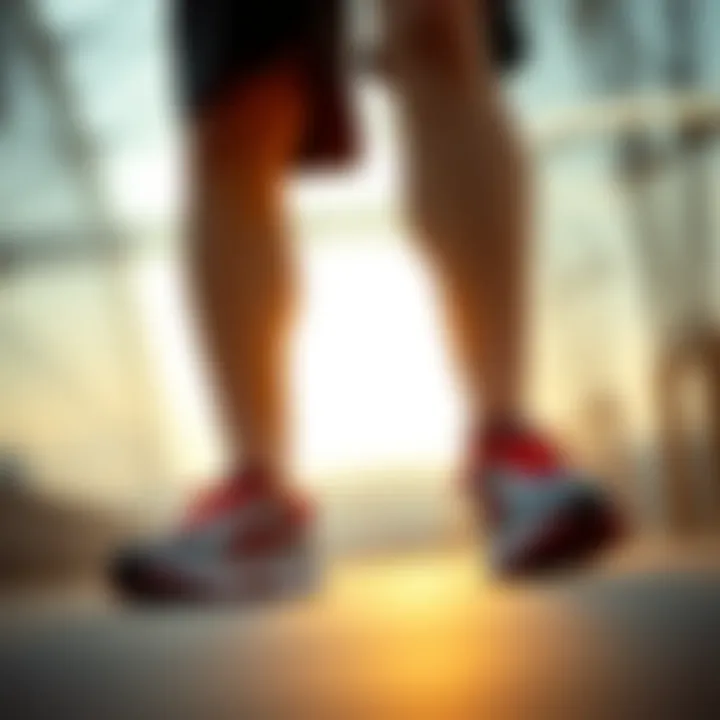 Trendy design options for running attire on display