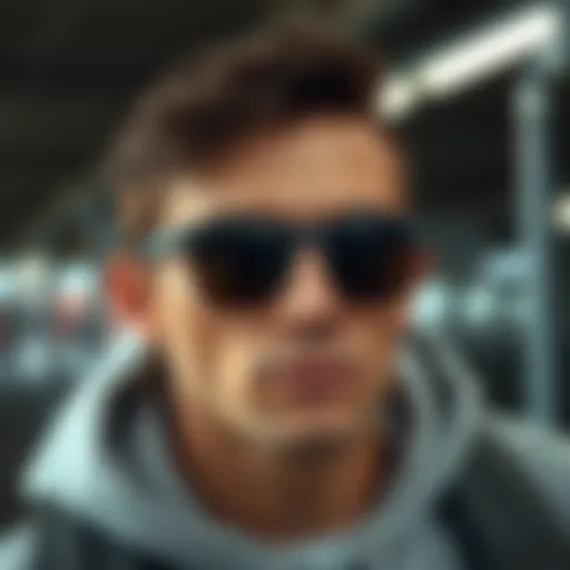 Stylish Vans sunglasses showcasing modern design