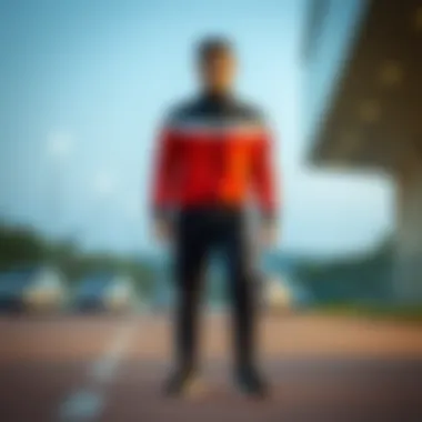 Stylish Volkswagen tracksuit design showcasing modern aesthetics