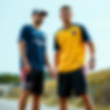 Trendy combinations of sports jerseys with accessories