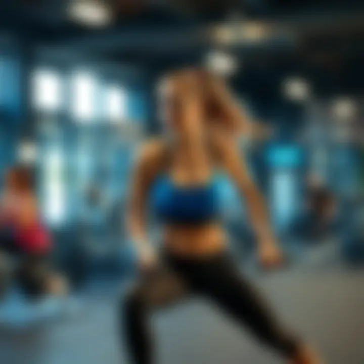 Dynamic cardio workout session