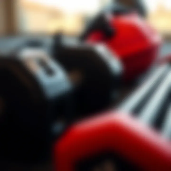 Close-up of workout equipment, emphasizing the importance of proper gear for exercise.